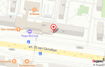 Управление экономической безопасности и противодействия коррупции, Главное управление МВД России по Самарской области 7-й оперативный отдел на карте