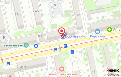 Фитнес-клуб SportExpert на карте