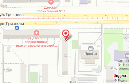 Магазин 1000 мелочей в Правобережном районе на карте