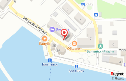 Терминал Энерготрансбанк в Калининграде на карте