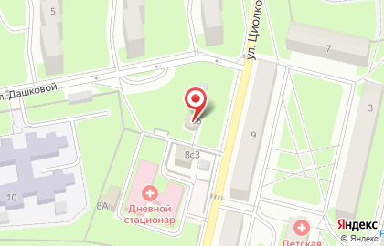Многофункциональный центр Мои документы на улице Циолковского на карте