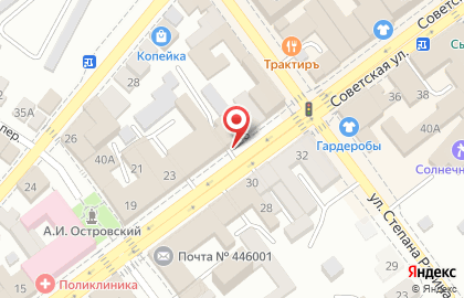 Адвокатский кабинет Стаценко А.А. на Советской улице на карте