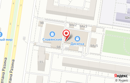 Салон-парикмахерская Локон в Автозаводском районе на карте