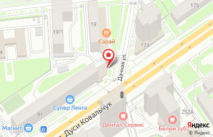 Пекарня в Новосибирске на карте