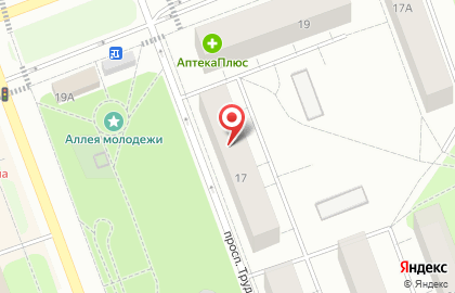 Компания по установке натяжных потолков Megapolis на проспекте Труда на карте