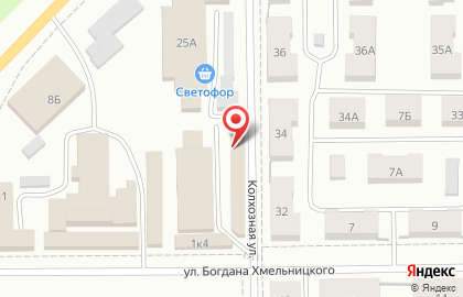 Кондитерский магазин Сладкий рай на улице Хмельницкого на карте