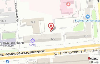 Baby Mall на улице Немировича-Данченко на карте
