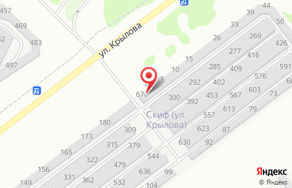 Скиф на улице Крылова на карте