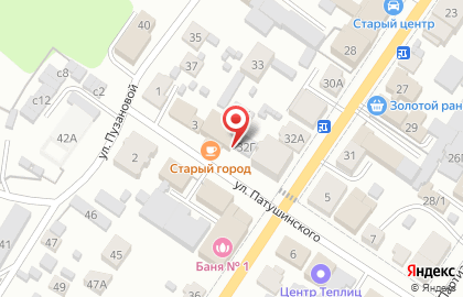 Кафе Старый город в Красноярске на карте