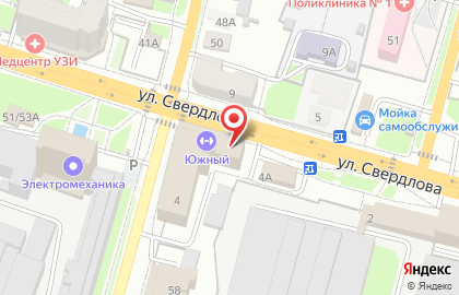 Аптека Ларец здоровья на улице Свердлова на карте