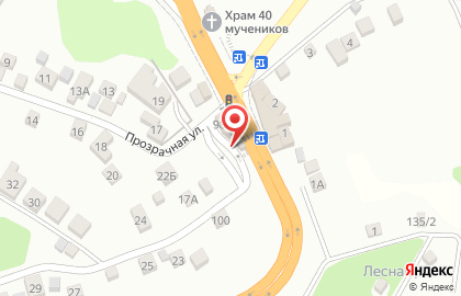Продуктовый магазин в Сочи на карте