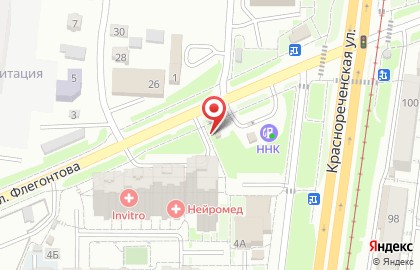 Шиномонтажная мастерская на Краснореченской улице на карте
