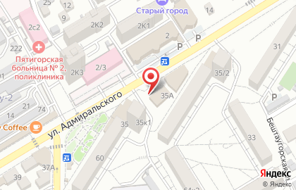 Продовольственный магазин Алекс в Пятигорске на карте