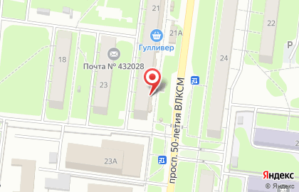 Натали на проспекте 50-летия ВЛКСМ на карте