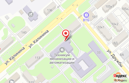 Георгиевский техникум механизации, автоматизации и управления в Георгиевске на карте