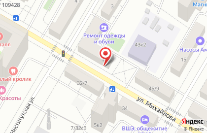 Парикмахерская в Москве на карте