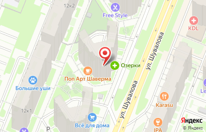 Суши-бар Суши Wok в Санкт-Петербурге на карте