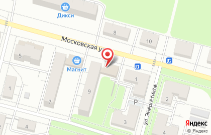 Продуктовый магазин в Москве на карте