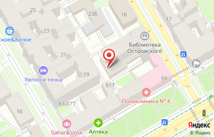 Представительство Ненецкого автономного округа в г. Санкт-Петербурге на карте