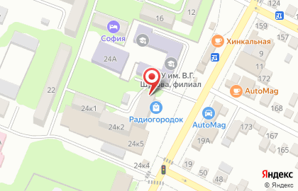 Библиотека №6 на Железноводской улице на карте
