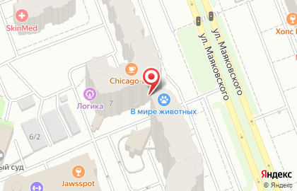 Студия индивидуального пошива мужской деловой одежды Indever на улице Маяковского на карте