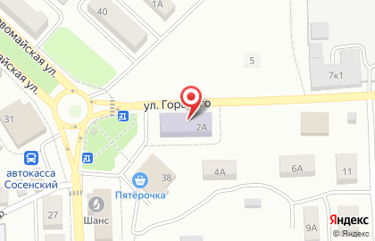 Страховая компания Росгосстрах на улице Горького на карте