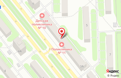 Детская поликлиника №10 в Иваново на карте
