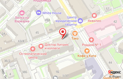 Лизинговая компания ВТБ Лизинг в Нижегородском районе на карте
