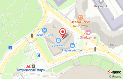 Гипермаркет электроники Ого! на Петровском парке (СЛ) на карте