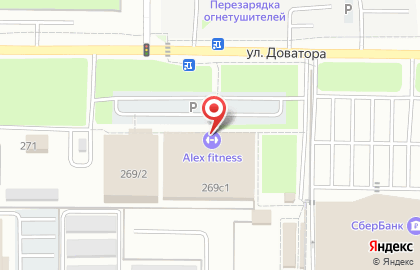 Фитнес-клуб Alex Fitness в Ростове-на-Дону на карте