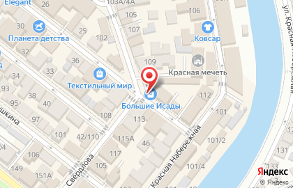 Рынок Большие Исады на карте