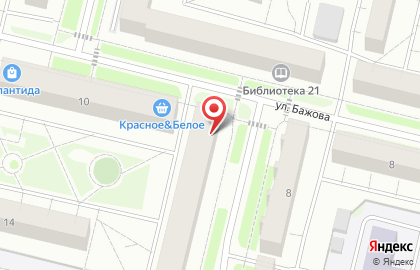 Продуктовый магазин в Сургуте на карте