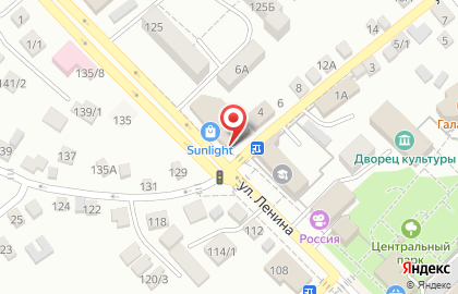 Федеральная сеть магазинов цифровой и бытовой техники DNS на улице Фрунзе в Михайловске на карте