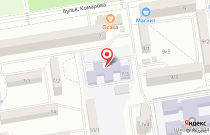 Стоматологическая клиника Доктор Келлер на бульваре Комарова на карте