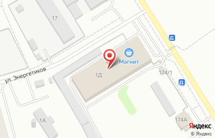 Супермаркет Магнит на улице М.Горького на карте