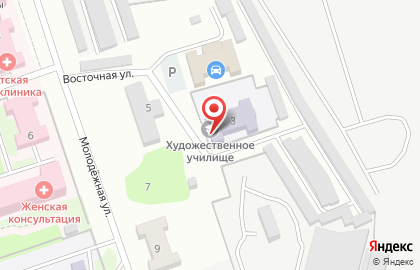 Новоалтайское государственное художественное училище (техникум) на Восточной улице на карте