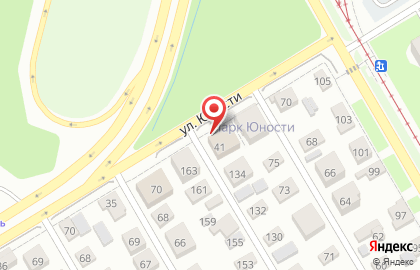 Автомойка на ул. Юности, 41 на карте