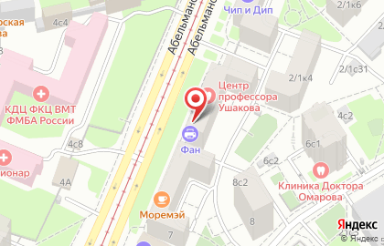 Печатный центр ФАН на Абельмановской улице на карте