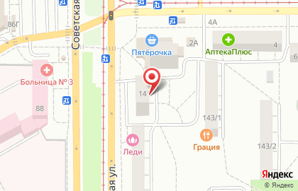Магазин медицинских товаров Медтехника-Интермед в Правобережном районе на карте