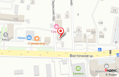 Сауна Гавайи в Хабаровске на карте