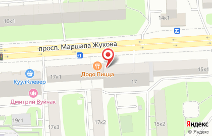 Аптека Самсон-Фарма на проспекте Маршала Жукова на карте