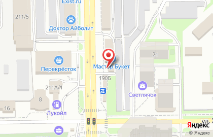 Шиномонтажная мастерская на проспекте Дзержинского на карте