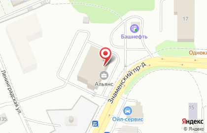 Автошкола Автокласс в Ленинском районе на карте