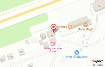 Баня Чаны на Дровах на карте