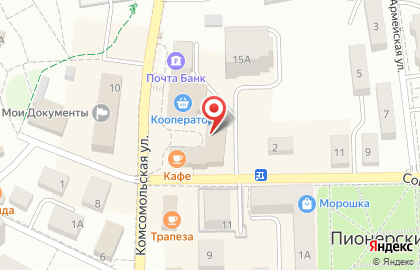 Бюро Кадастрового Учета на Комсомольской на карте