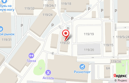 Поле на проспекте Фрунзе на карте