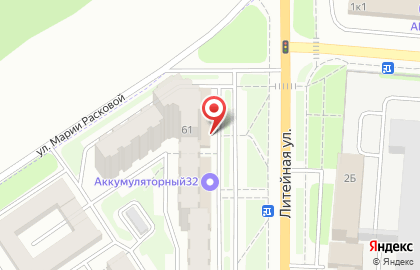 Торгово-монтажная компания СантехБрянск на Литейной улице на карте