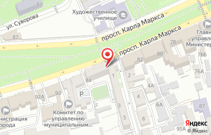 Банкомат Северо-Кавказский банк Сбербанка России на проспекте Карла Маркса, 84 на карте
