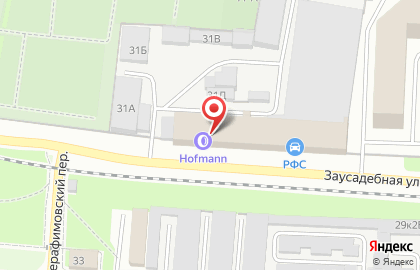 Шиномонтажный центр Hofmann на Заусадебной улице на карте