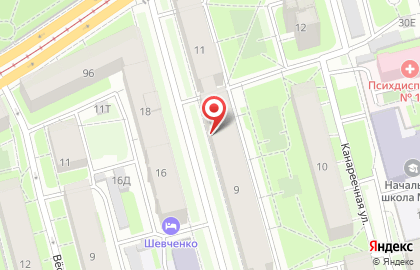 Городской центр жилищных субсидий в Василеостровском районе на карте